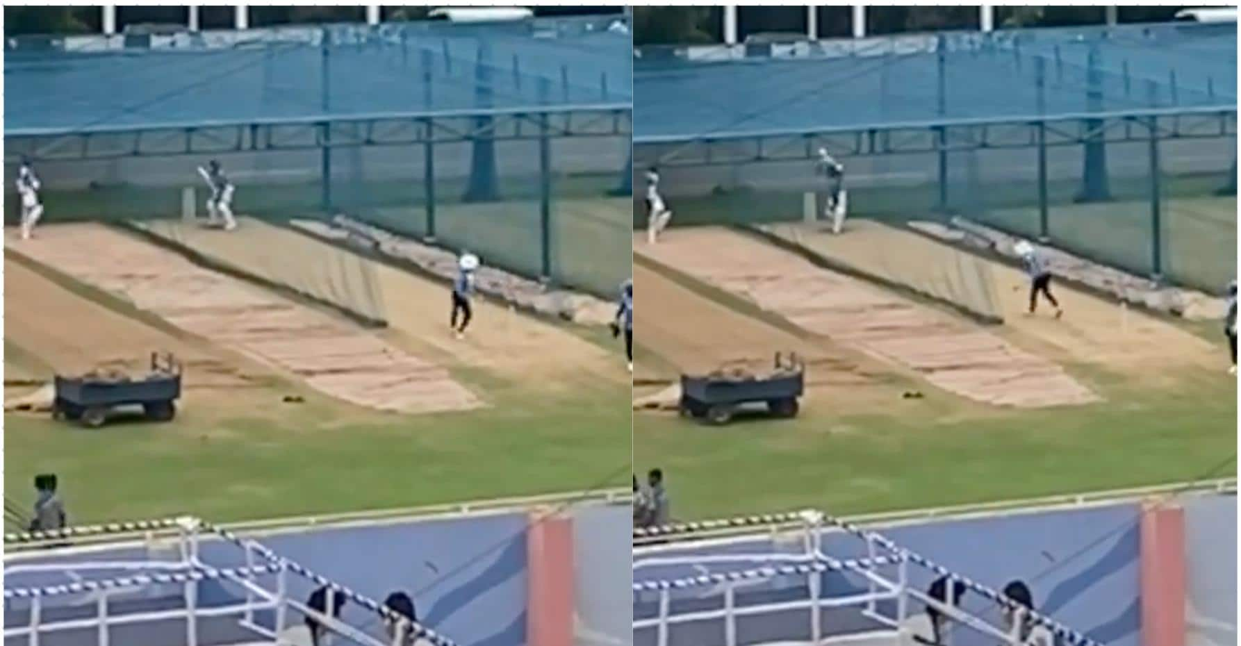 Virat Kohli practising in nets [x]
